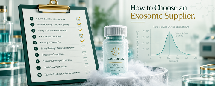 Exosome supplier checklist: 10 points for licensed practices