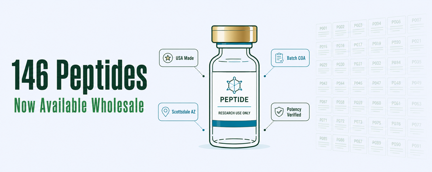 Stem Nova Network Now Offers Wholesale Peptides: 146 SKUs, USA-Manufactured, Batch-Verified