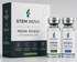 NovaRenew™ 2-step professional secretome system — Nova Core concentrate and Renew conditioning formulation, topical cosmetic biologic for licensed professionals | Stem Nova Network