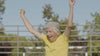Senior Citizen playing sports after exosomes - stem nova regenerative medicine